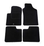 Set covorase auto mocheta velur Fiat 500 (312) 03.2007-08.2015, 500 07.2015-, negru