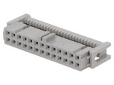 Mufă IDC Mamă 26 PIN Aurita pentru Cablu-Bandă 1.27mm 2.5A