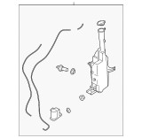 Rezervor spalator parbriz HYUNDAI SANTA FE (TM), 02.2018-, cu pompa spalator dubla, cu pompa spalator parbriz si fluid level sensor,