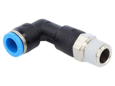 Conector push-in unghi 90&amp;deg; 8mm foto
