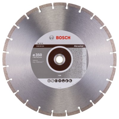 Bosch Professional disc diamantat 350x20/25.4x2.8x10 mm pentru materiale abrazive foto