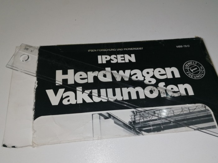 PLIC CU ANTET -IPSEN HERDWAGEN VAKUUMOFEN
