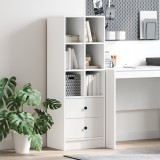 vidaXL Raft alb Alb MDF Standard Raft alb Dreptunghiular Modern