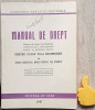 Manual Drept Liceu 1947 Traian Broșteanu &amp; Marcu Onescu, Editura de Stat, 191 Pagini, Copertă Broșată