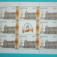 TIMBRE ROMANIA 2013 LP1974b 100 ANI A.S.E. BUC. MINICOALA 8 TIMBRE +1VINIETA MNH