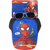 Marvel Spiderman Set Cap &amp; Sunglasses set pentru copii 3+ years Size 53 cm 1 buc