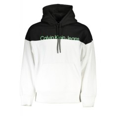 Hanorac bărbați, cu imprimeu cu logo, Regular fit, alb, S