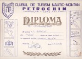 Bnk div - Diploma Clubul Turism nautic-montan Petrochim Navodari 1990