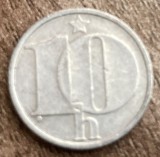 C50 - Moneda foarte veche - Cehoslovacia - 10 haler - 1981