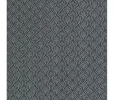 Tapet decorativ negru argintiu cu sclipici fin 13707-10 foto