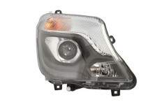 Far Mercedes Sprinter 210-519, 10.2013-, fata, Dreapta, bi-xenon; cu lumini pentru curbe; cu LED daytime running light; D3S+H7+LED+PY21W; electric; c