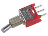 Comutator basculant E-SWITCH 2 poziții SPDT 1A/250VAC 3A/28VDC 200MSP1T2B1M2QE