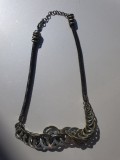 Colier de pus la gat, necklace, din metal