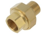 Conector dublu conic tată-mamă cu garnitură GEBO 341-5BR