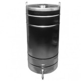 Butoi din inox, cu capac si robinet, 180 litri