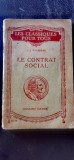 Jean Jacques Rousseau - Le Contrat Social (1927)