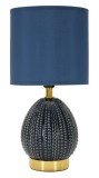 Mauro Ferretti Lampă Noptiera Pigny Albastru cm &Oslash; 15X30,5 | Aosom Romania