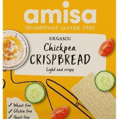 Crispbread (painici) cu naut fara gluten bio 100g Amisa