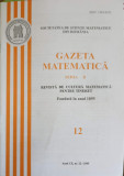 GAZETA MATEMATICA VOL.12/2005, SERIA B-MARCEL TENA