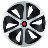Set 4 capace roti Roco Gri-Negru R17 pentru gama auto Suzuki