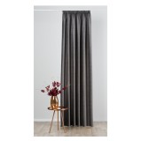 Draperie Mendola Fabrics, model Tempera, Axioma, catifea, gri, semiopac, H 280 cm