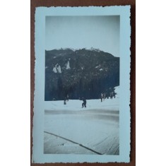 Fotografie, Geo Litarczek, parintele radiologiei romanesti si Stella, mama sa, la schi la Predeal, 1937, partia Cioplea