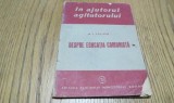 DESPRE EDUCATIA COMUNISTA - M. I. Calinin - Editura Partidului Muncitoresc Roman, 1949, 40 p.