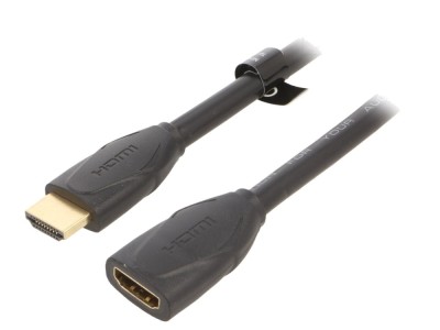Cablu HDMI 2.0 2m Negru foto