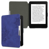 Husa pentru Kindle Paperwhite 7, Piele ecologica, Albastru, kwmobile, 49747.16
