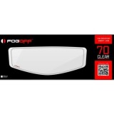 Cumpara ieftin Lentila antiaburire transparenta FOGOFF &ndash; compatibila cu castile flip-up (modulabile) MT Atom 2 SV (tip MT-V-35 &ndash; FOG013) &ndash; Max Vision