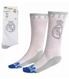 Șosete de tineret REAL MADRID albe 38/45