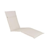 Cumpara ieftin Perna sezlong gradina textil crem Poly 50x176x3 cm