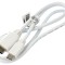 Cablu de conectare alb 1m