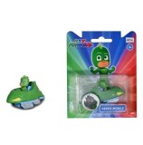 Figurina cu vehicul Eroi in pijama, Gekko Mobile