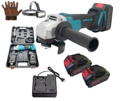 Flex Polizor unghiular 125mm cu 2 acumulatori 8AH x 48V, 10.000rpm, Protools Campion CMP1253