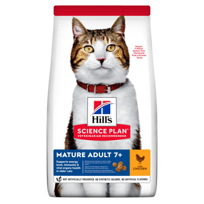 Hill&amp;amp;#039;s Science Plan Feline Mature Adult 7+ Chicken 10 kg foto