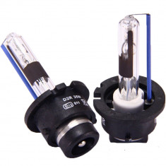 Set de 2 becuri Xenon D2R Limastar 6000K 35W cu lumina alb-rece pentru Mercedes, Volvo, VW, Seat, Audi, BMW