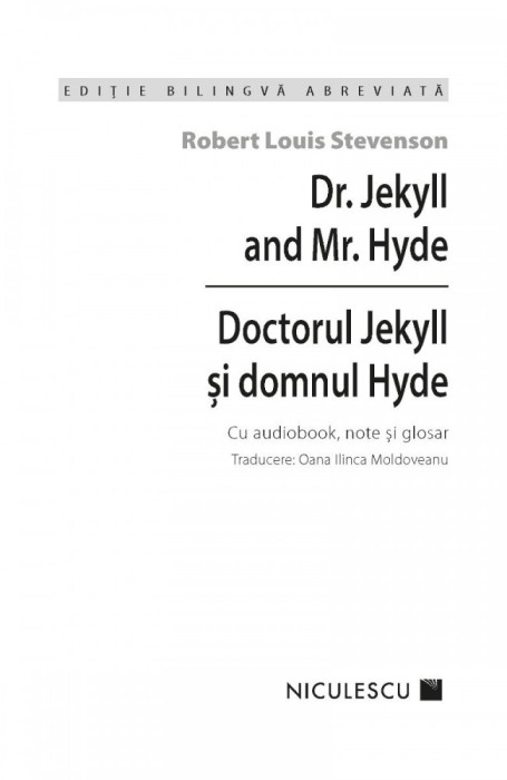 Doctorul Jekyll si domnul Hyde | Robert Louis Stevenson