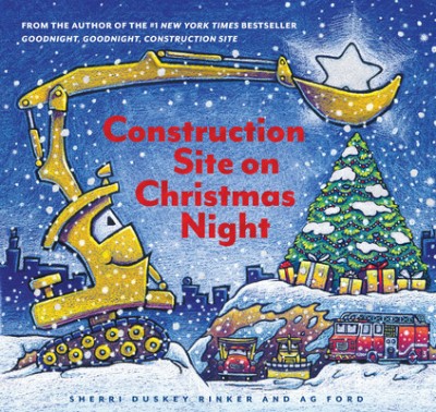 Construction Site on Christmas Night foto