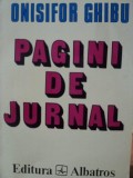 PAGINI DE JURNAL de ONISIFOR GHIBU,BUC.1996 , VOL 1