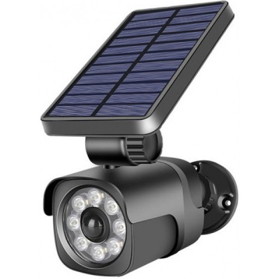 Camera Falsa de Supraveghere Solara Forever Sunari FLS-25, 8Led, 6000K, IP65, Neagra foto