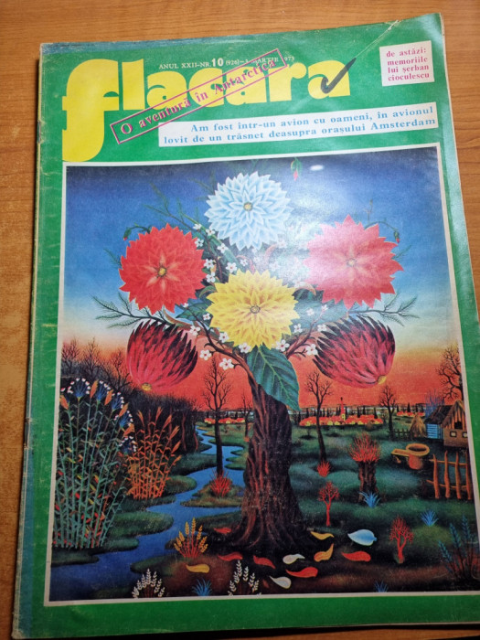 flacara 3 martie 1973-art poluarea folclorului si romania pitoreasca,brancusi