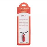 Cumpara ieftin Lant Piatra Semipretioasa - Pandantiv hexagonal Coral