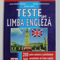 TESTE DE LIMBA ENGLEZA de JEAN-PIERRE BERMAN, MICHEL MARCHETEANU ,MICHEL SAVIO 1999