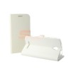 Husa Flip Cover Orange Dive 30, Stand Magnet, Piele Eco, Alb