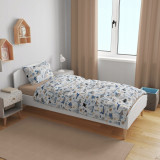 Set lenjerie de pat cu 2 piese 140x200cm Blue Ocean, Babymam