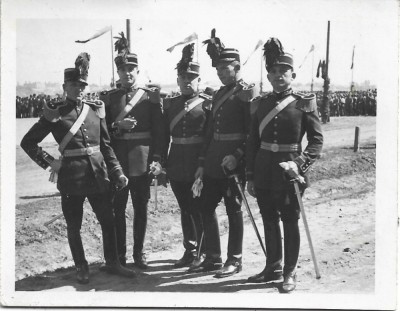 P2151N Ofițeri rom&amp;acirc;ni, perioada interbelică foto