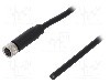 Conector M8, 4 pini, clasa etanseitate IP65, IP67, DEGSON ELECTRONICS - PM-M8A-04P-FF-SL7A01-00A(H)