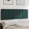 Gossi perna tablie de pat, verde, 120 cm, catifea