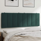 Perna tablie de pat, verde, 120 cm, catifea GartenMobel Dekor, vidaXL